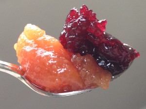 Quince preserve and concord grape preserve from les collines small batch jellies, jams and preserves